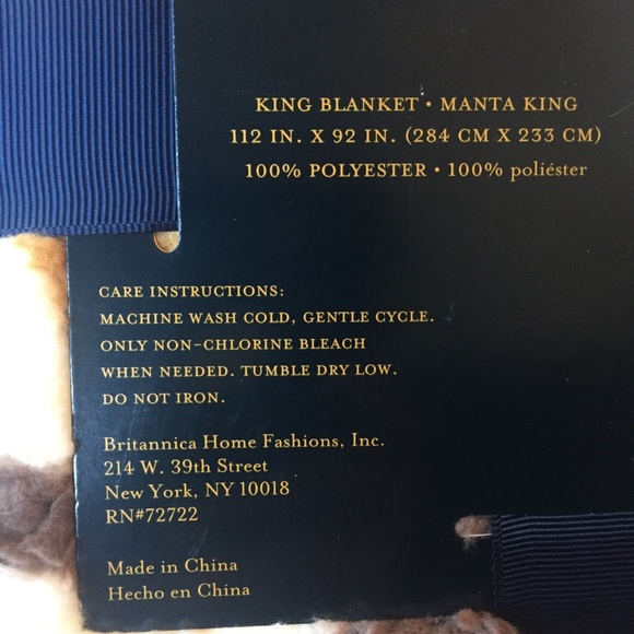 Pendleton Sherpa Fleece Blanket - King Size - Picture 6 of 11